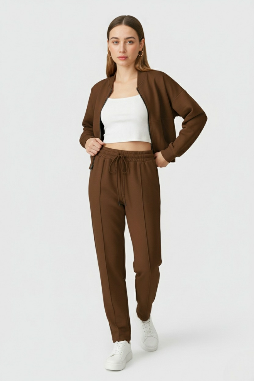 Alveno | Marrone Completo Vest e Pantaloni Premium