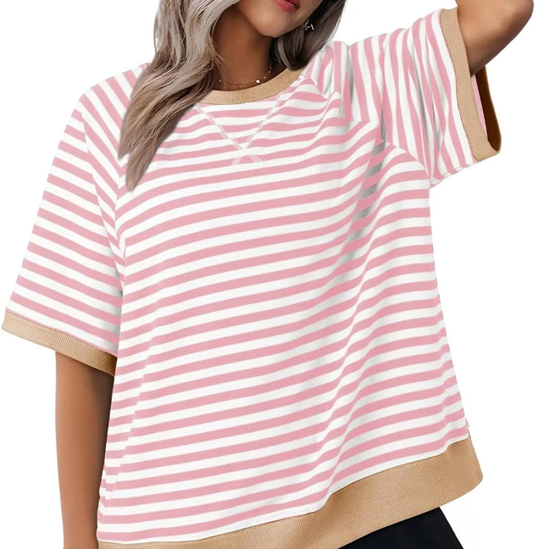 Lolanda - Maglietta casual a righe