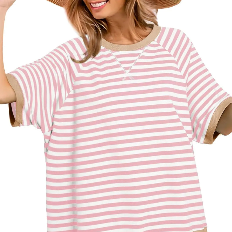 Lolanda - Maglietta casual a righe