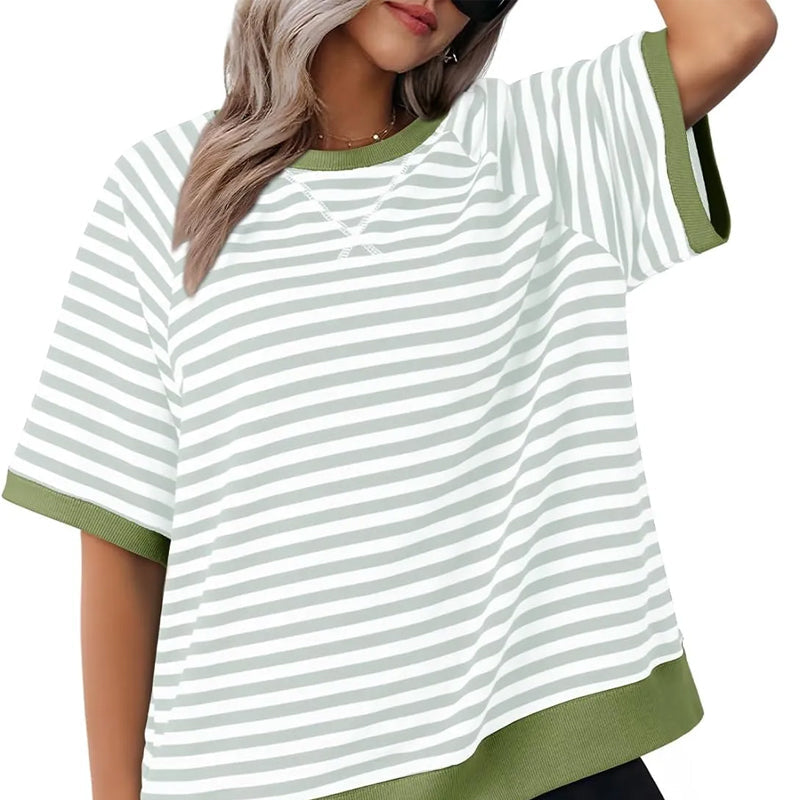 Lolanda - Maglietta casual a righe
