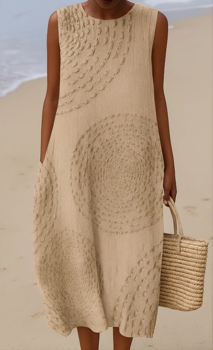Flavia | Abito Estivo Beige