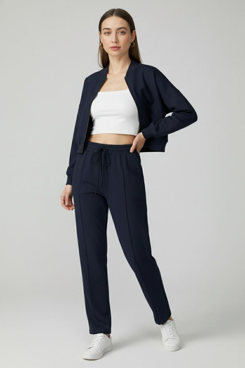 Alveno | Blu scuro Completo Vest e Pantaloni Premium
