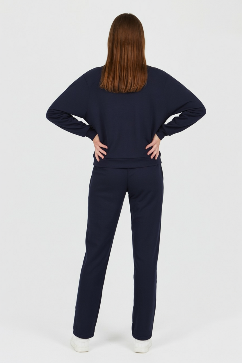 Alveno | Blu scuro Completo Vest e Pantaloni Premium