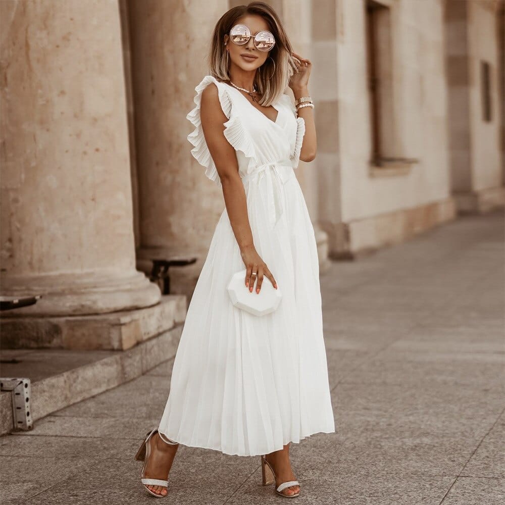 Maud™ | Abito con scollo a V